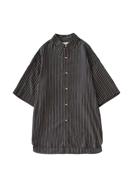  Studio Nicholson Sorono Striped Shirt - Blue 