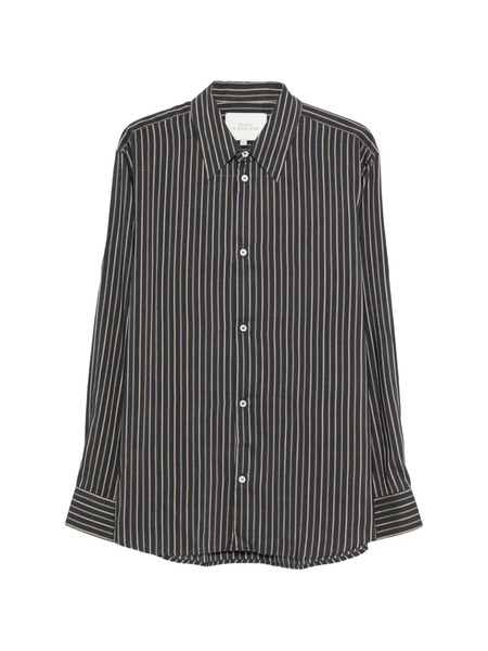  Studio Nicholson Striped Button Shirt - Black 