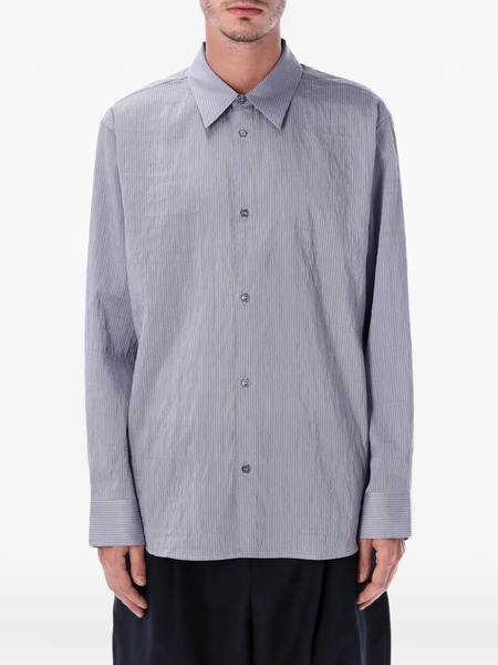  Studio Nicholson Striped Buttoned Shirt - Purple 