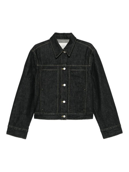  Studio Nicholson Tahoe Front-pocket Denim Jacket - Black 