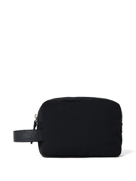  Studio Nicholson Transit Leather-strap Wash Bag - Black 