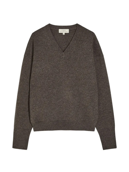  Studio Nicholson V-neck Sweater - Brown 