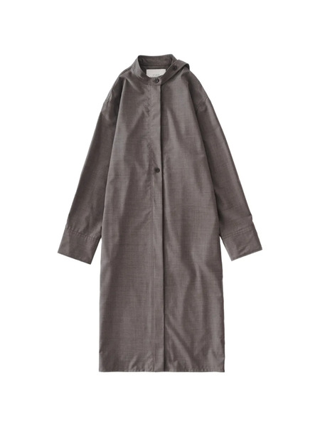  Studio Nicholson Wheeler Extended-collar Midi Dress - Neutrals 