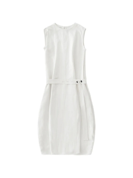  Studio Nicholson Wold Belted Midi Dress - Neutrals 