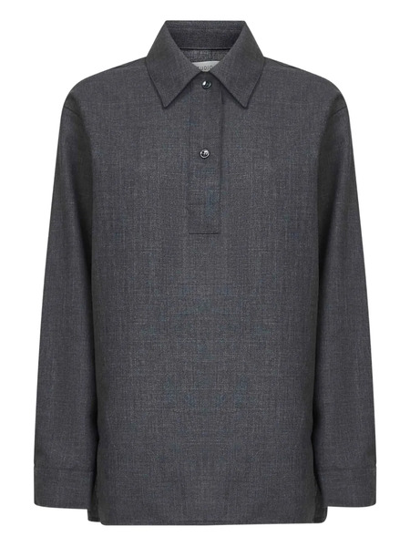  Studio Nicholson Wool Shirt - Black 