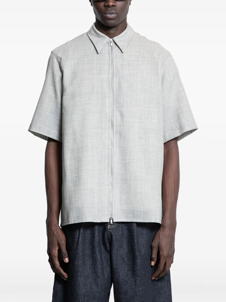  Studio Nicholson Zip Method Shirt - Grey 