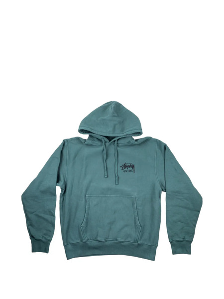  Stüssy Drawstring Hoodie - Green 