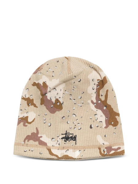  Stüssy Waffle Skullcap Beanie - Neutrals 