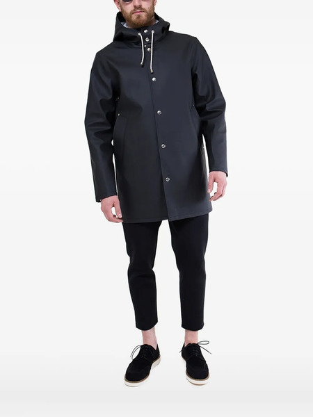  Stutterheim Stockholm Hooded Jacket - Black 