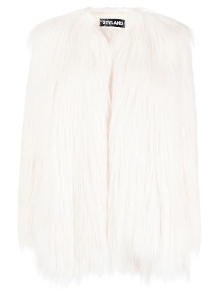  Styland Faux-fur Jacket - White 