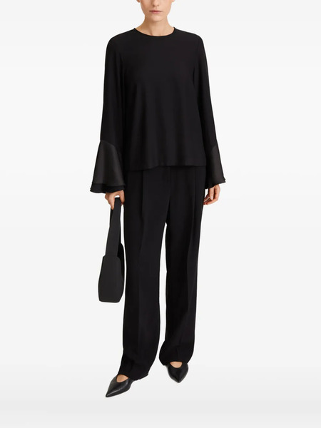  Stylein Marlowe Flared-sleeves Blouse - Black 