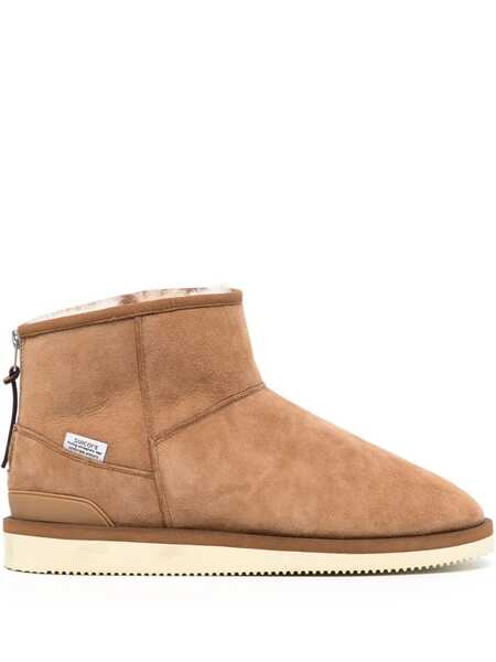  Suicoke Els Suede Ankle Boots - Brown 