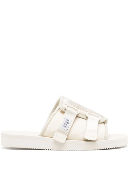  Suicoke Kaw-cab Logo-patch Slides - Neutrals 