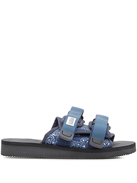  Suicoke Logo-patch Sandals - Blue 