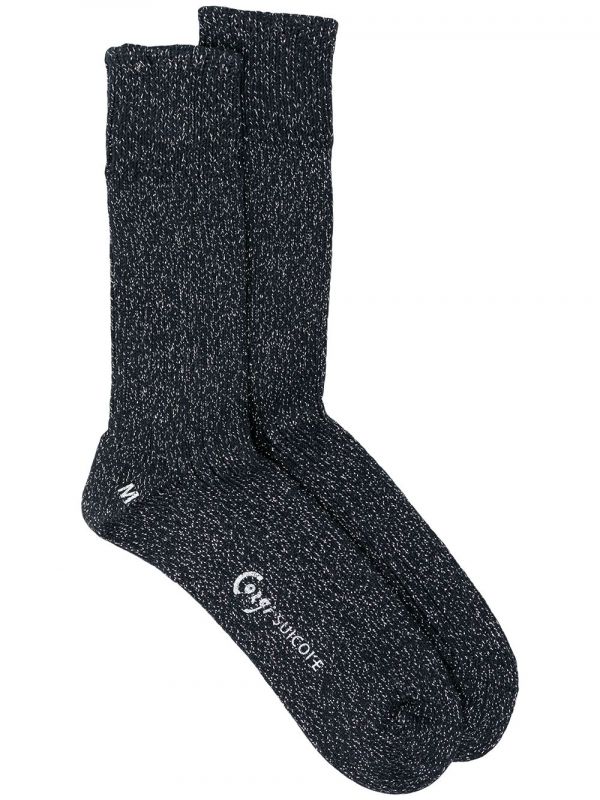  Suicoke Logo-print Ankle Socks - Blue 