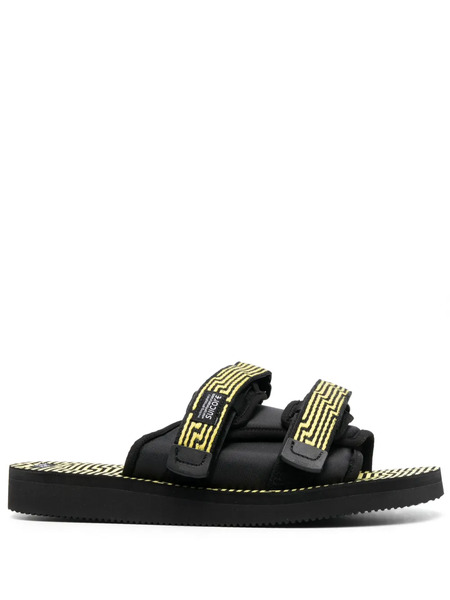  Suicoke Moto-jc01 Touch-strap Sandals - Black 