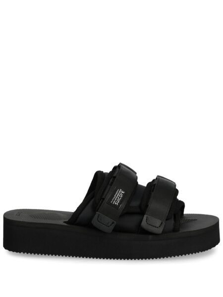  Suicoke Touch-strap Slides - Black 