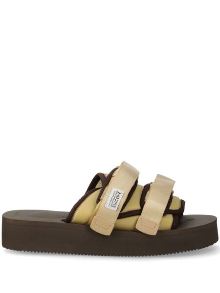  Suicoke Touch-strap Slides - Neutrals 