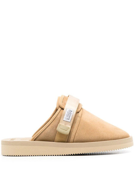  Suicoke Zavo-vs Touch-strap Slippers - Brown 