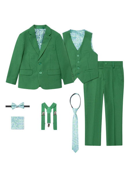  Suitlab Kids Seven-piece Suit Set - Green 