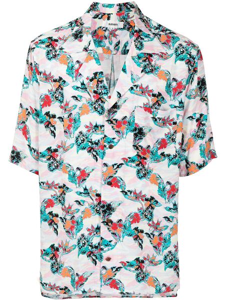  Sulvam Floral-print Shirt - Multicolour 