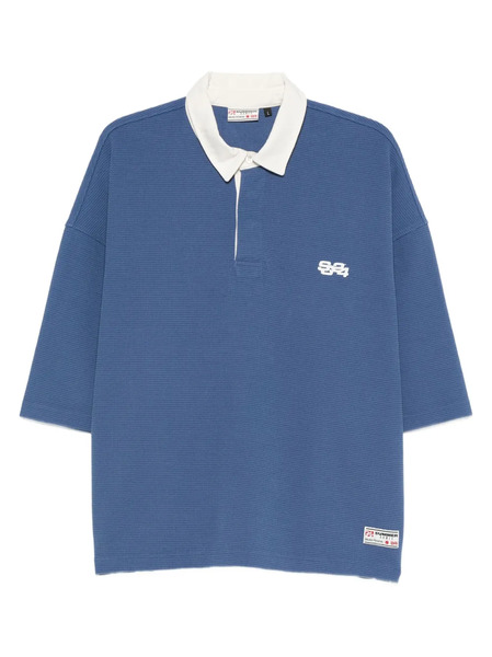  Summer Games Logo-patch Polo Shirt - Blue 