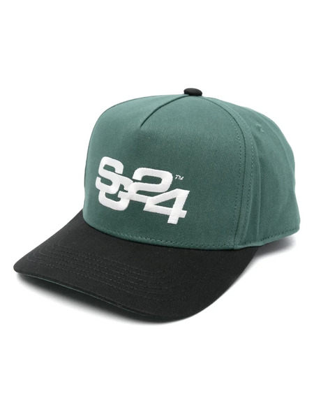  Summer Games Motif-embroidered Cap - Green 