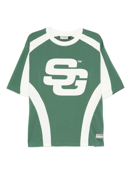  Summer Games Panelled Logo T-shirt - Green 