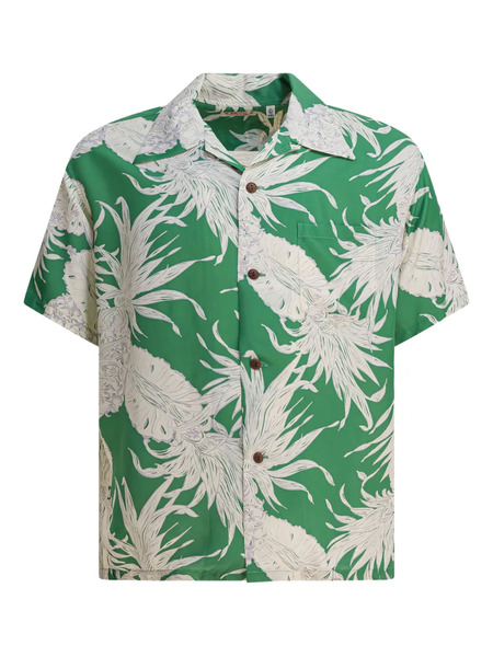  Sun Surf Pineapple-print Shirt - Green 
