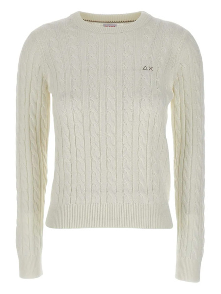 Sun68 Cable-knit Sweater - Light And Natural 