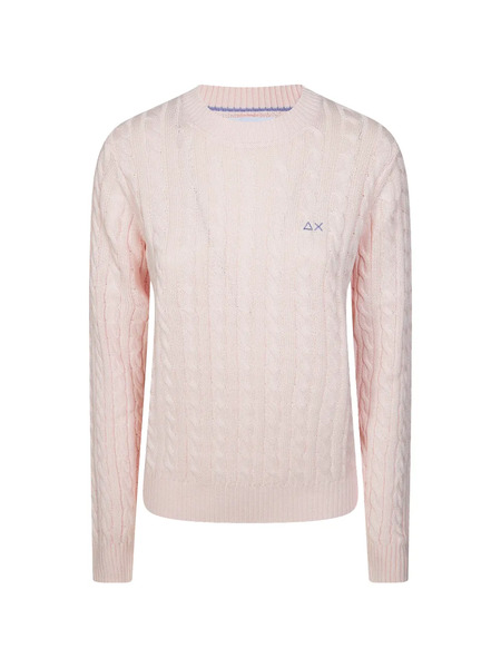  Sun68 Cable-knit Sweater - Pink 