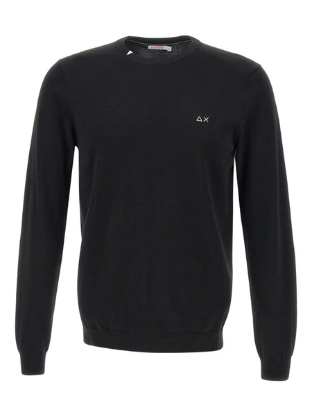  Sun68 Crew-neck Long-sleeve Jumper - Black 
