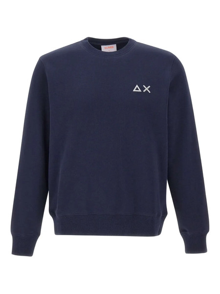  Sun68 Embroidered-logo Sweatshirt - Blue 