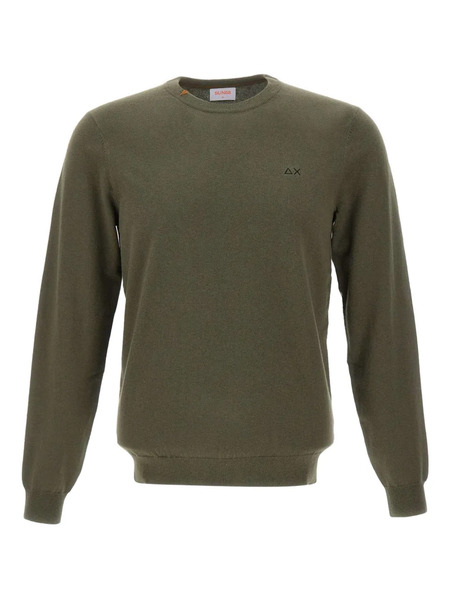  Sun68 Logo-embroidered Sweater - Green 