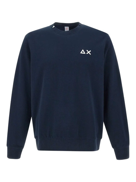  Sun68 Logo-embroidered Sweatshirt - Blue 
