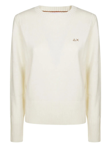  Sun68 Long-sleeve Crew-neck Sweater - Neutrals 
