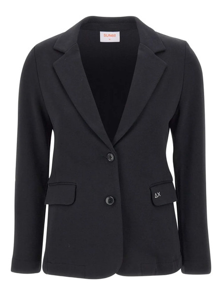  Sun68 Notched-lapels Two-button Blazer - Black 