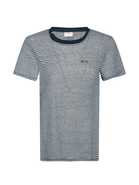  Sun68 Striped T-shirt - Blue 