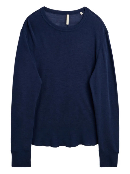  Sunflower Long-sleeve Sweater - Blue 