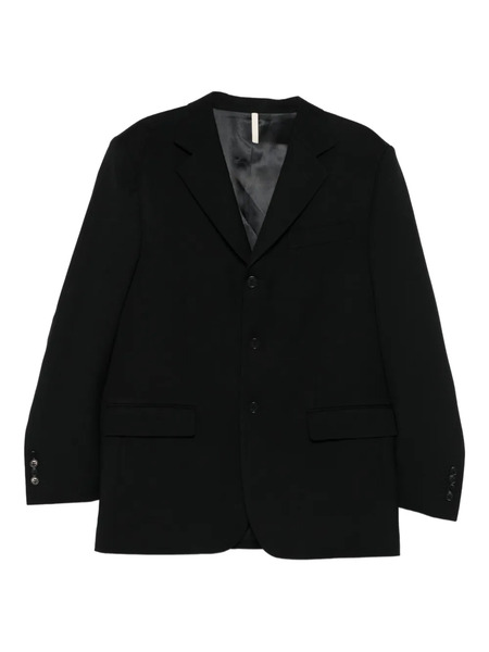  Sunflower Single-breasted Notched-lapel Jacket - Black 