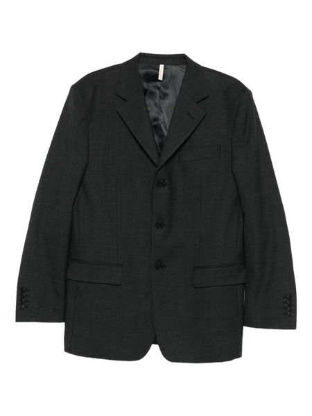  Sunflower Single-breasted Notched-lapel Jacket - Grey 
