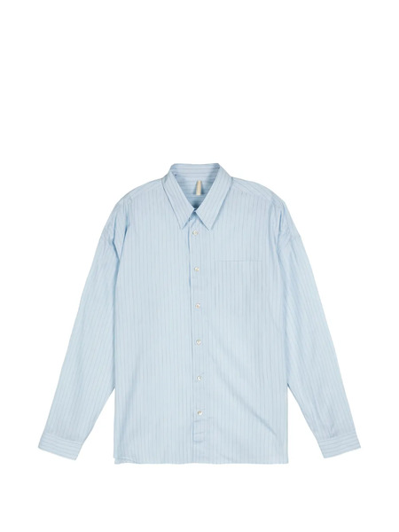  Sunflower Stripe-patterned Shirt - Blue 