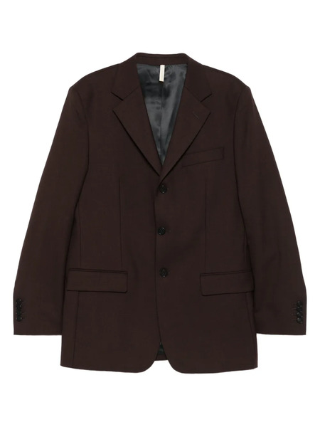  Sunflower Three-button Notch-lapel Jacket - Brown 