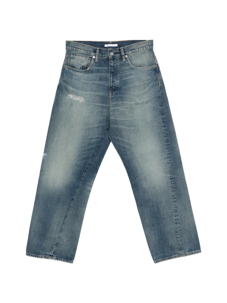  Sunflower Twisted Distressed Jeans - Blue 