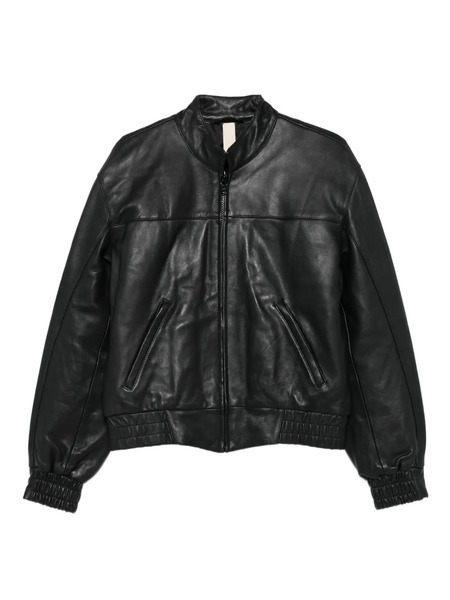  Sunflower Zip-front Elasticated-cuff Jacket - Black 