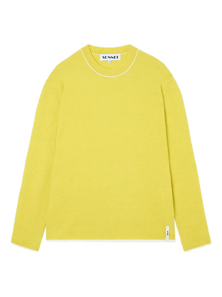  Sunnei Crew-neck Sweater - Yellow 