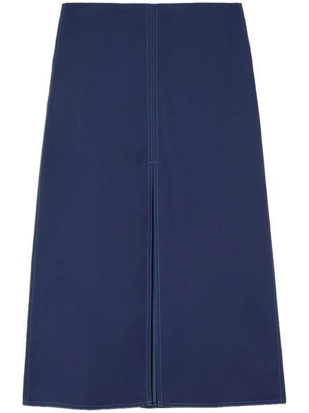  Sunnei Long Split Skirt - Blue 