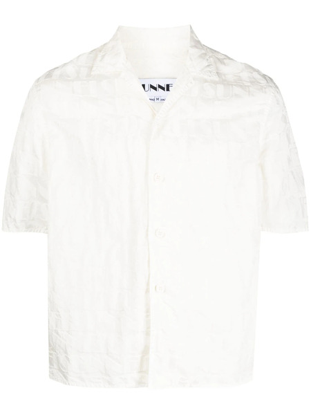  Sunnei Monogram Short-sleeve Shirt - Neutrals 