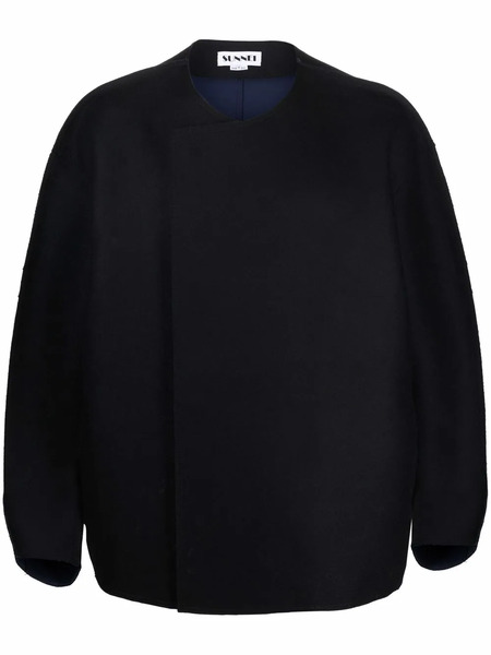  Sunnei Oversized Short Jacket - Black 
