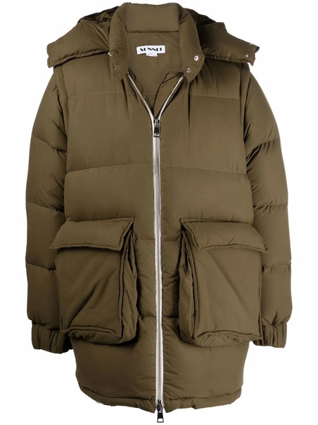  Sunnei Padded Coat - Green 
